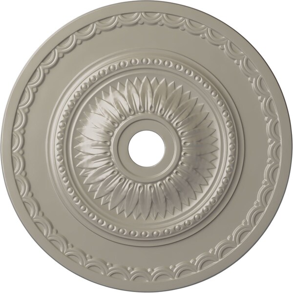 Ekena Millwork Sunflower Ceiling Medallion (Canopies up to 5 5/8"), 29 1/2"OD x 3 5/8"ID x 1 5/8"P, Pearl White CM29SFPWS - main